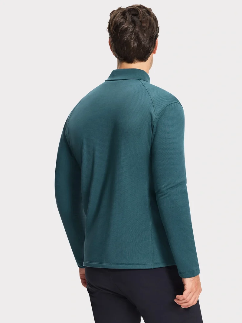 Men's Dynamic Full-Zip Grid Fleece Jacket