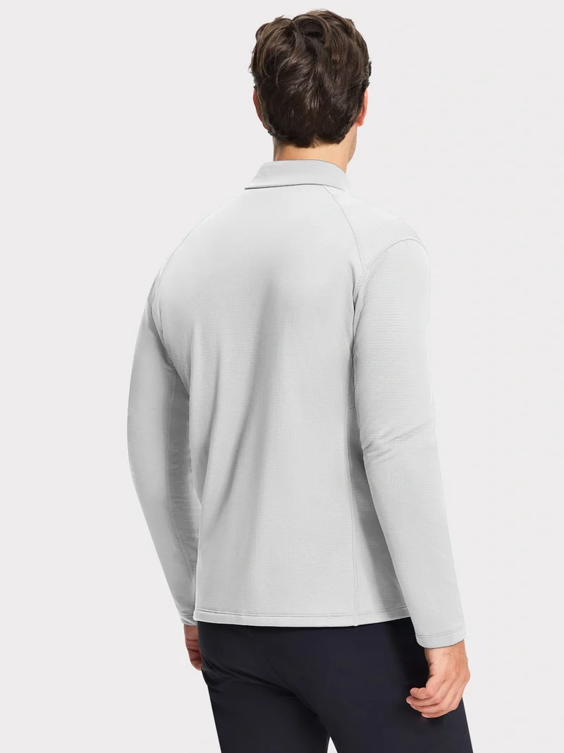 Men's Dynamic Full-Zip Grid Fleece Jacket