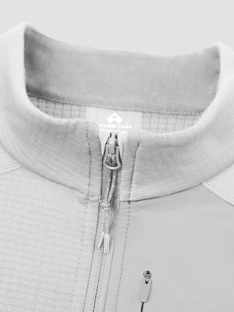 Men's Dynamic Full-Zip Grid Fleece Jacket