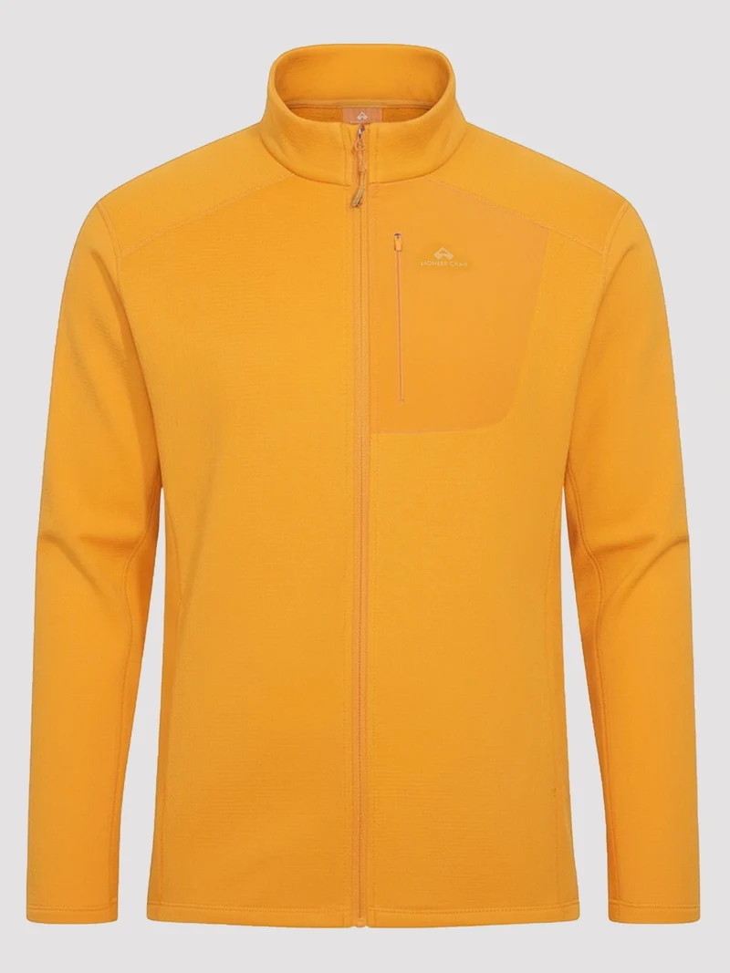 Men's Dynamic Full-Zip Grid Fleece Jacket