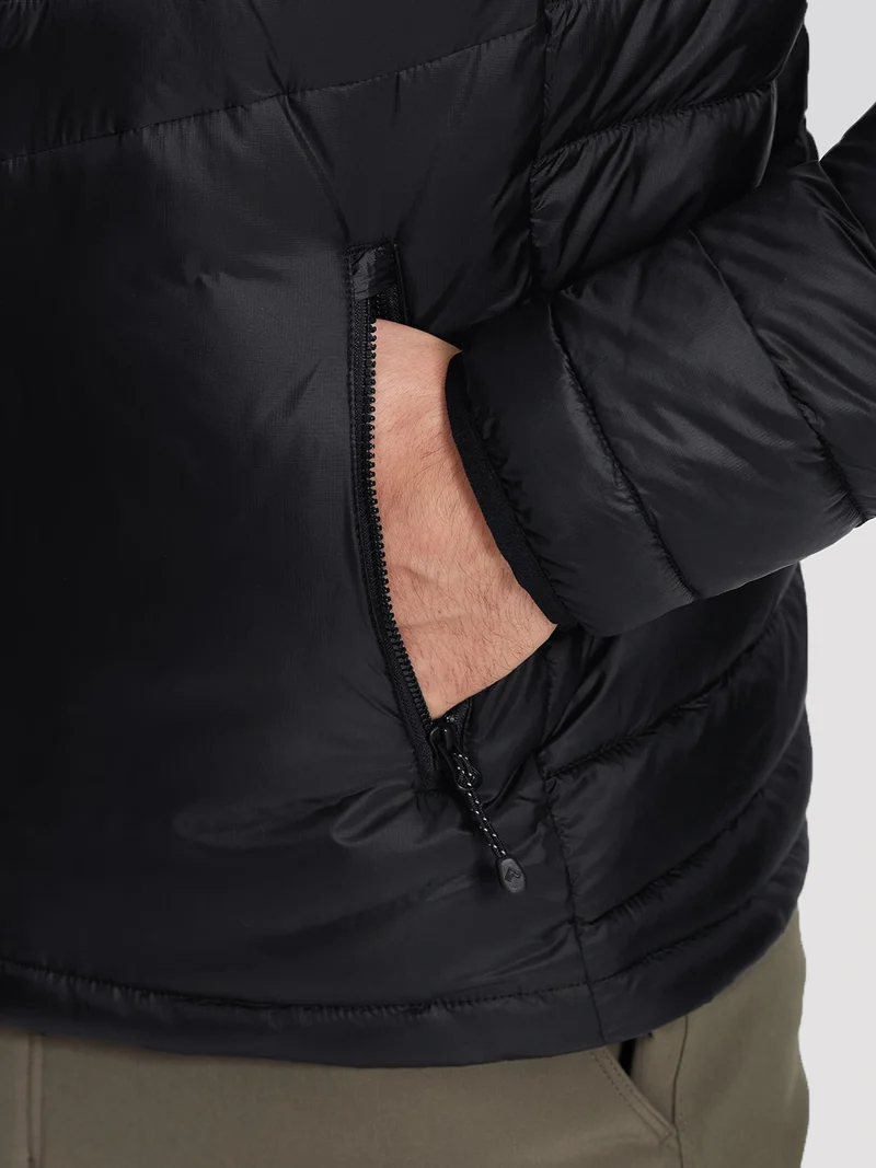 Men's Lightweight Water-Resistant Stand Collar Puffer Jacket