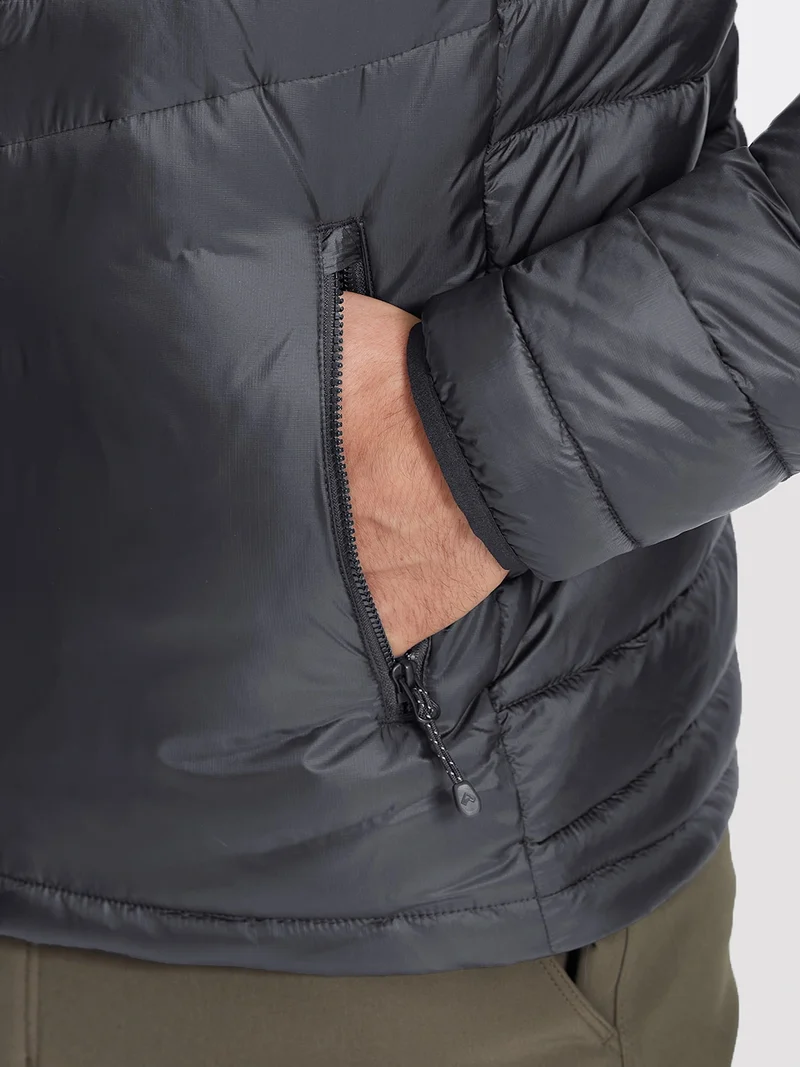 Men's Lightweight Water-Resistant Stand Collar Puffer Jacket