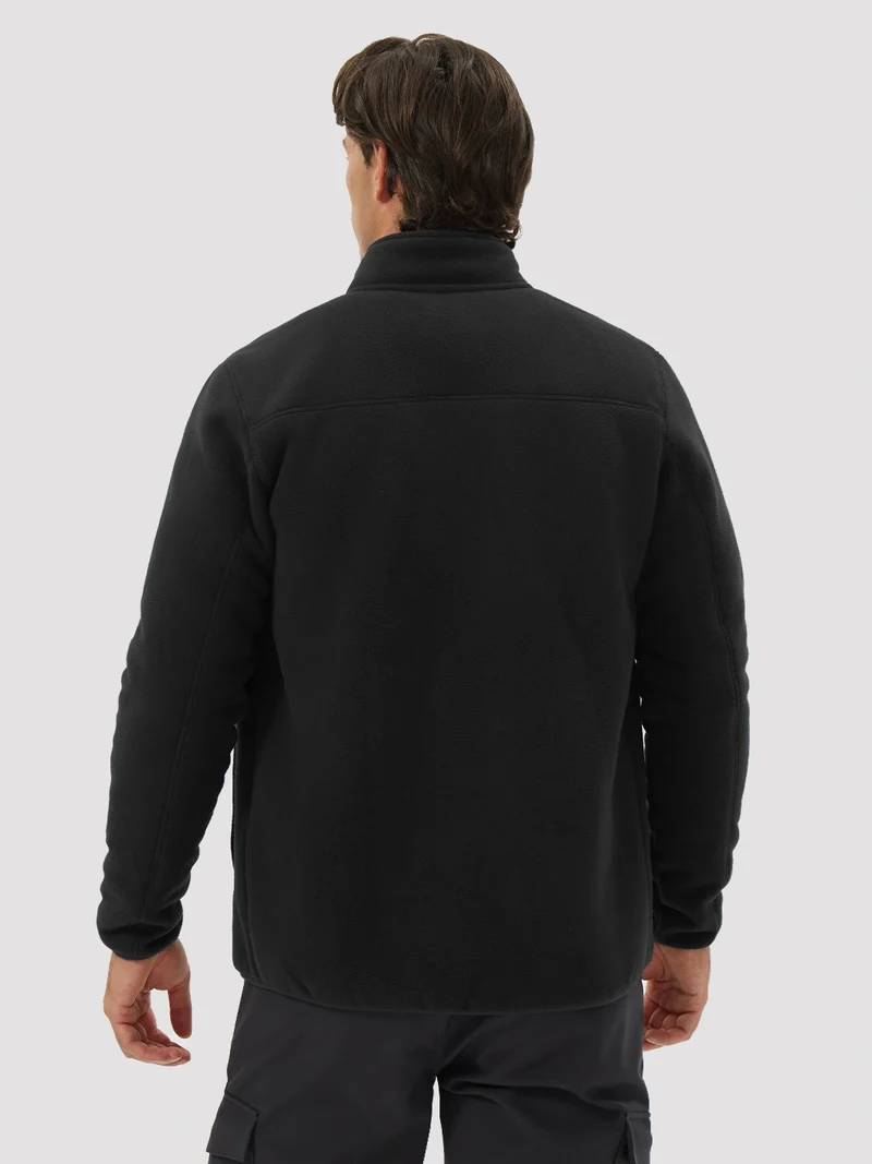Men's Sherpa-Lined Polar Fleece Full-Zip Winter Jacket