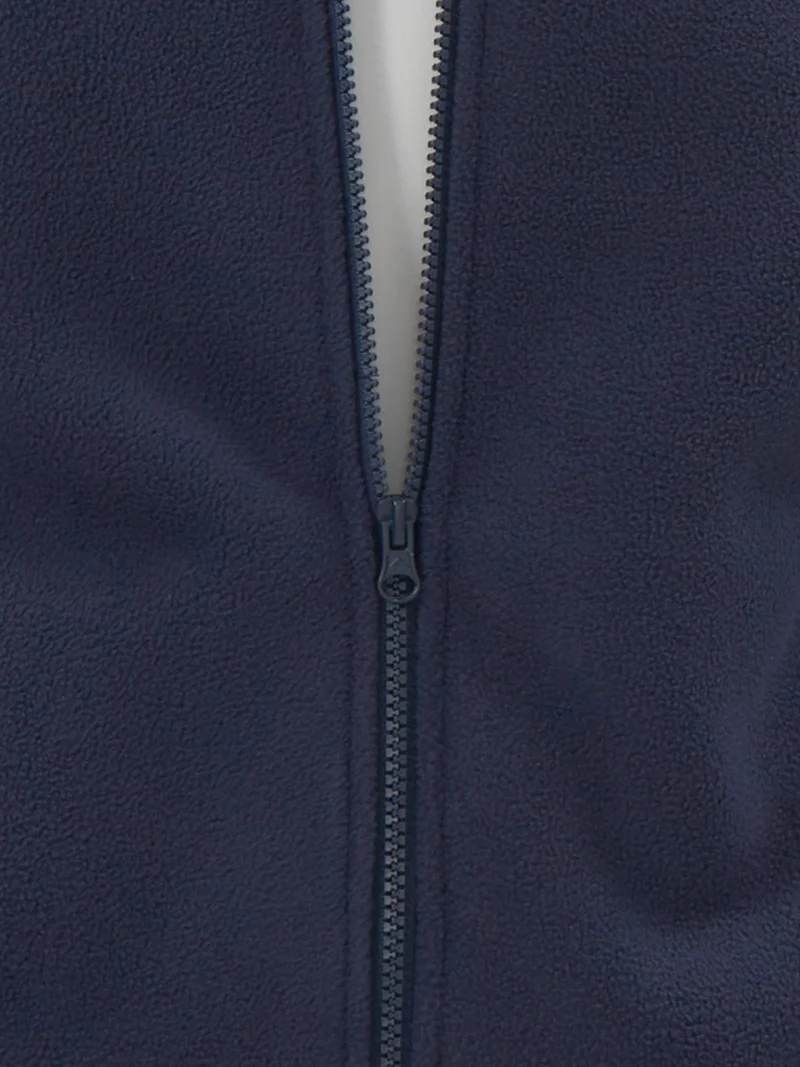 Men's Sherpa-Lined Polar Fleece Full-Zip Winter Jacket