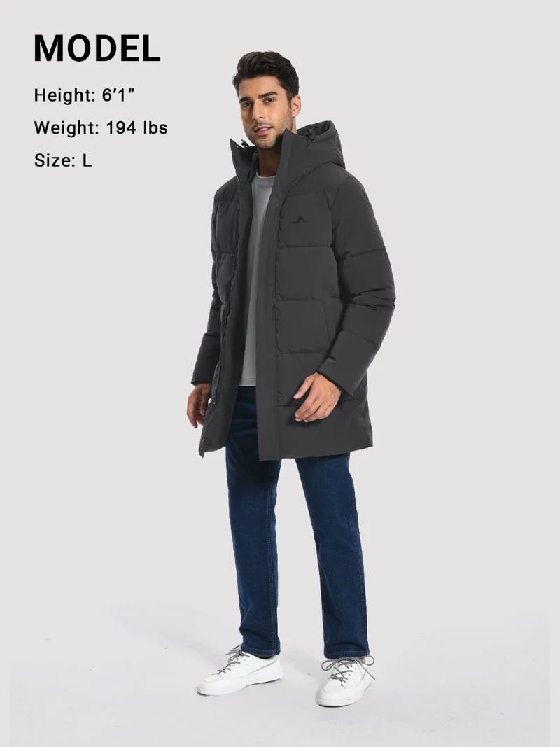 Men's Hooded Waterproof Winter Parka