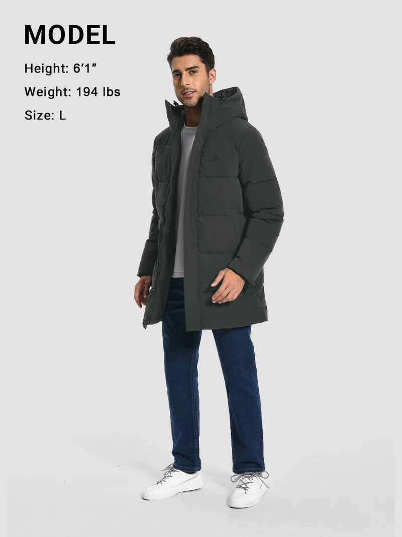 Men's Hooded Waterproof Winter Parka