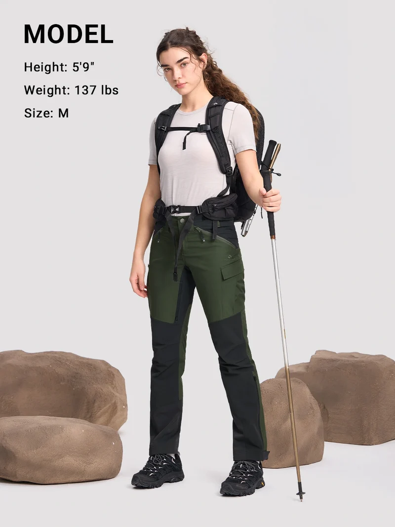 Women's CORDURA Reinforced Heavy Duty Rugged Hiking Pants