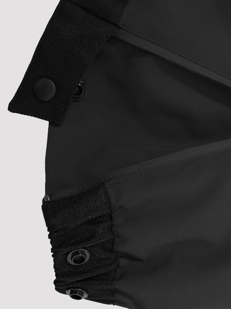 Men's 20K Waterproof 3-Layer Baggy Ski Bibs with Suspenders