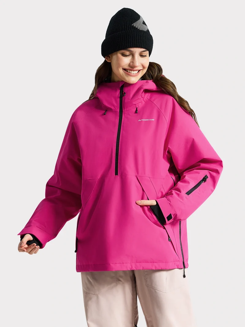 Women's Waterproof Pullover Ski Jacket