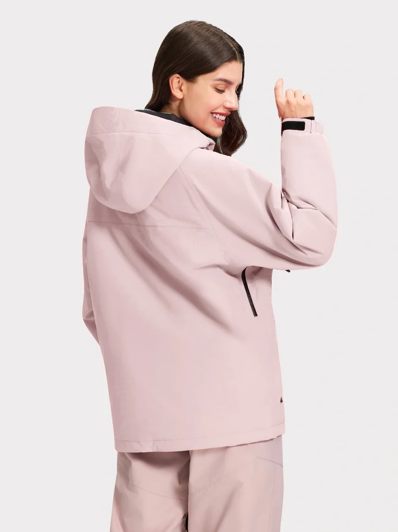 Women's Waterproof Pullover Ski Jacket