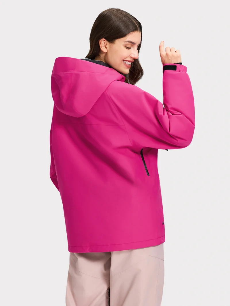 Women's Waterproof Pullover Ski Jacket
