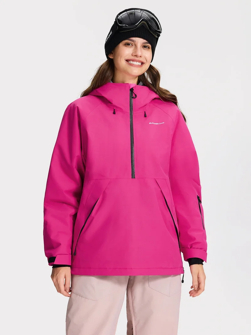 Women's Waterproof Pullover Ski Jacket