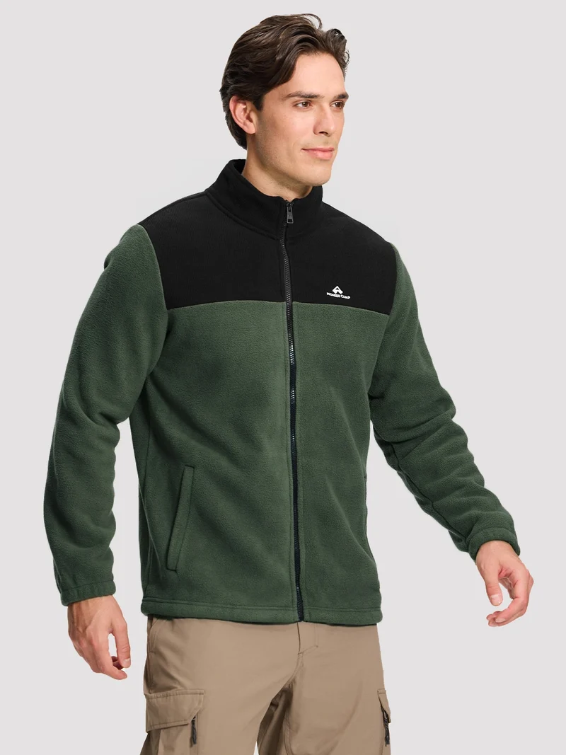 Men's Double-Layer Full-Zip Fleece Jacket