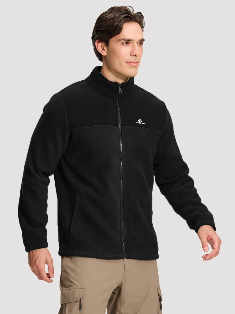 Men's Double-Layer Full-Zip Fleece Jacket