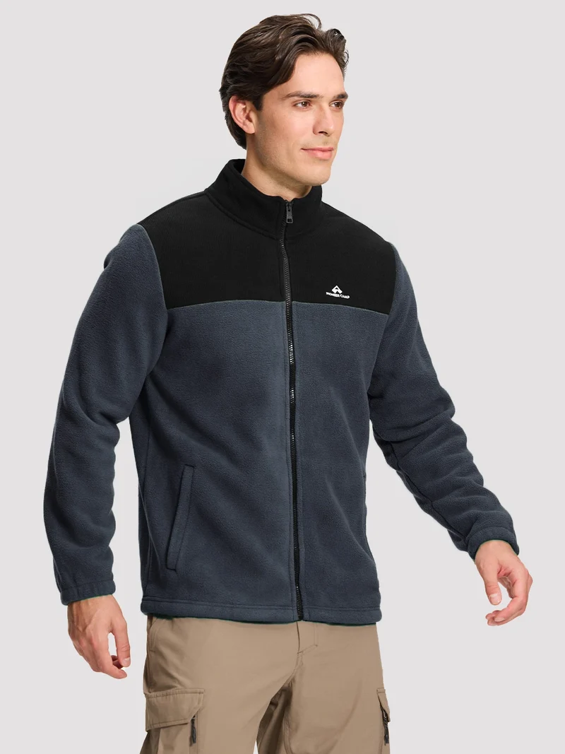 Men's Double-Layer Full-Zip Fleece Jacket
