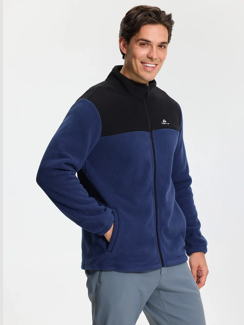 Men's Double-Layer Full-Zip Fleece Jacket