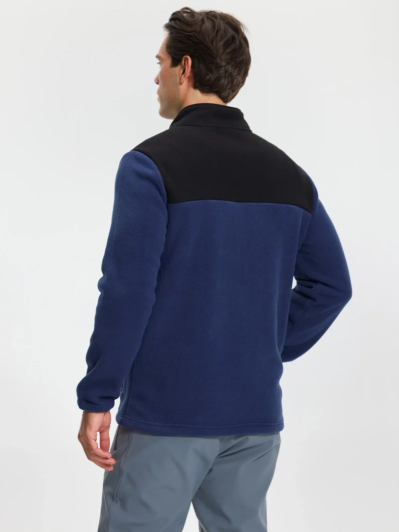 Men's Double-Layer Full-Zip Fleece Jacket