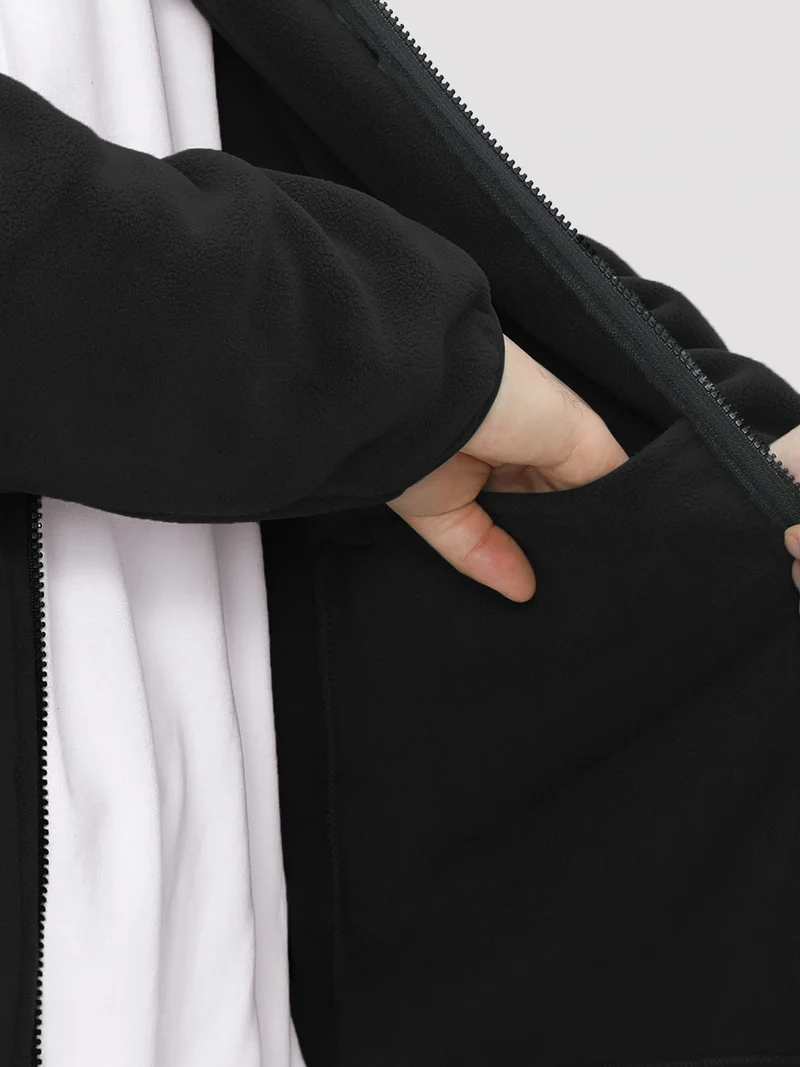 Men's Double-Layer Full-Zip Fleece Jacket
