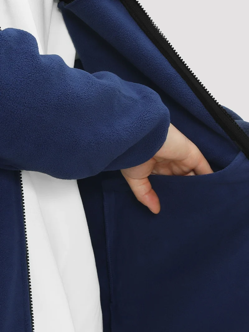 Men's Double-Layer Full-Zip Fleece Jacket