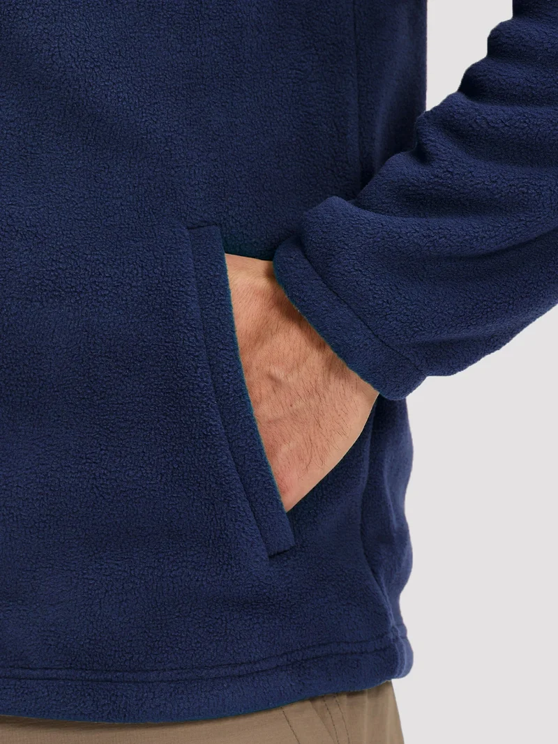 Men's Double-Layer Full-Zip Fleece Jacket