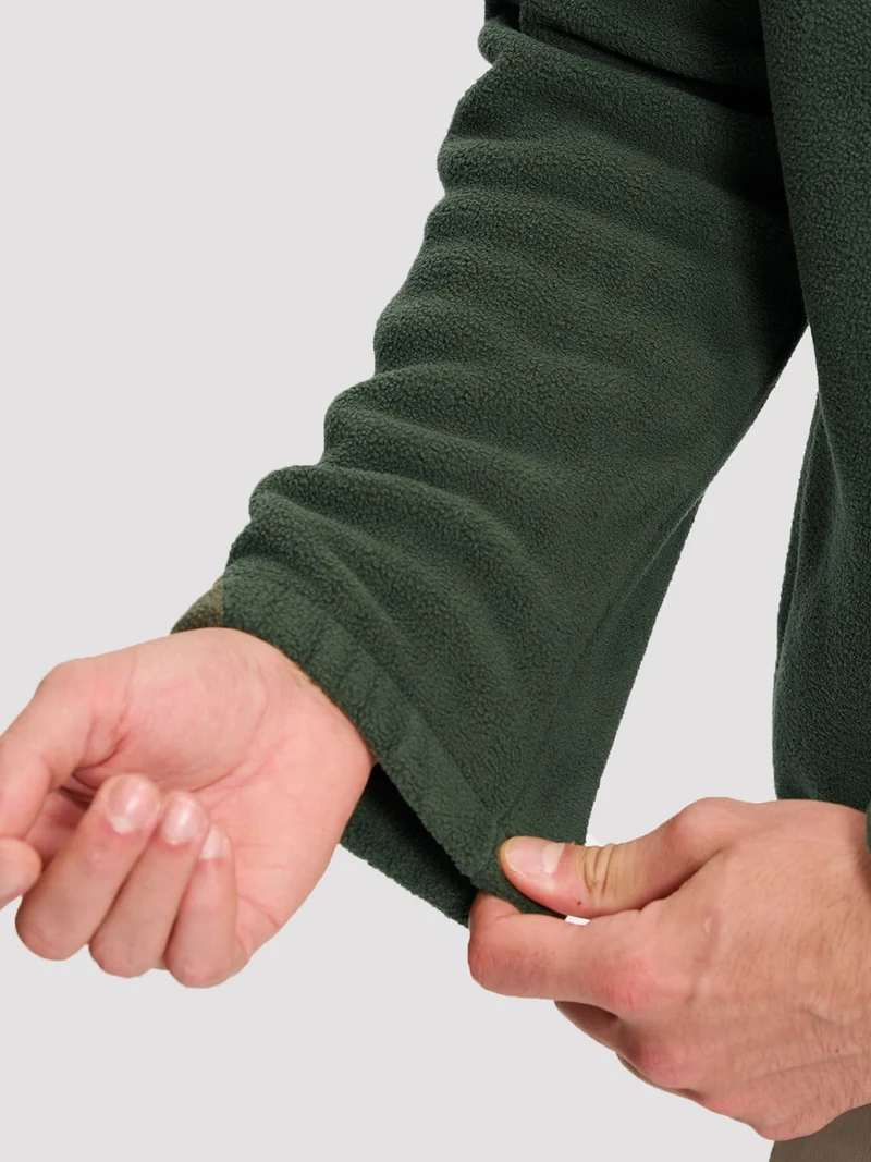 Men's Double-Layer Full-Zip Fleece Jacket