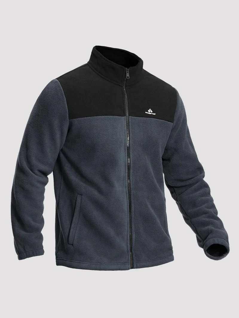 Men's Double-Layer Full-Zip Fleece Jacket