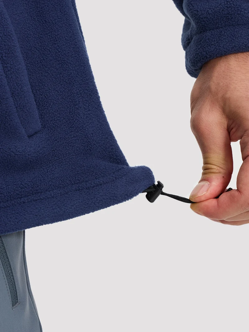 Men's Double-Layer Full-Zip Fleece Jacket