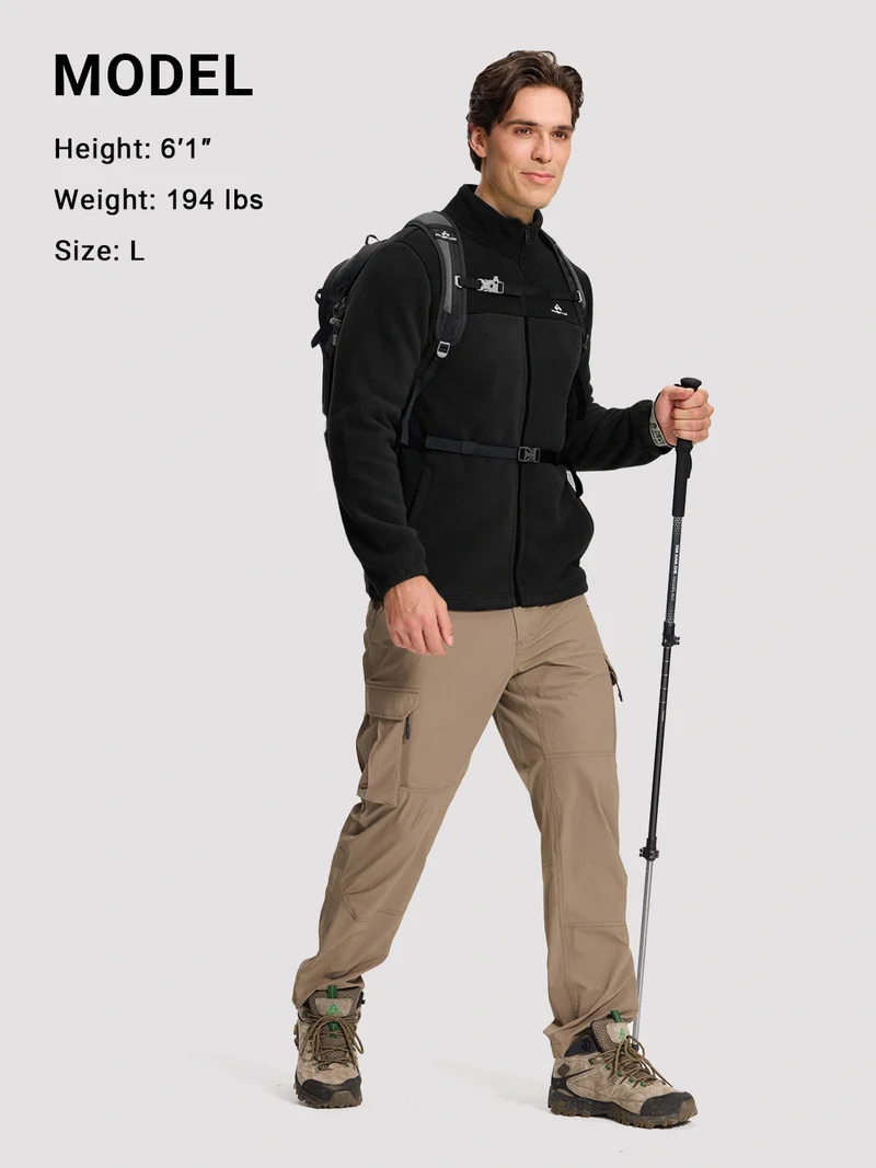 Men's Double-Layer Full-Zip Fleece Jacket