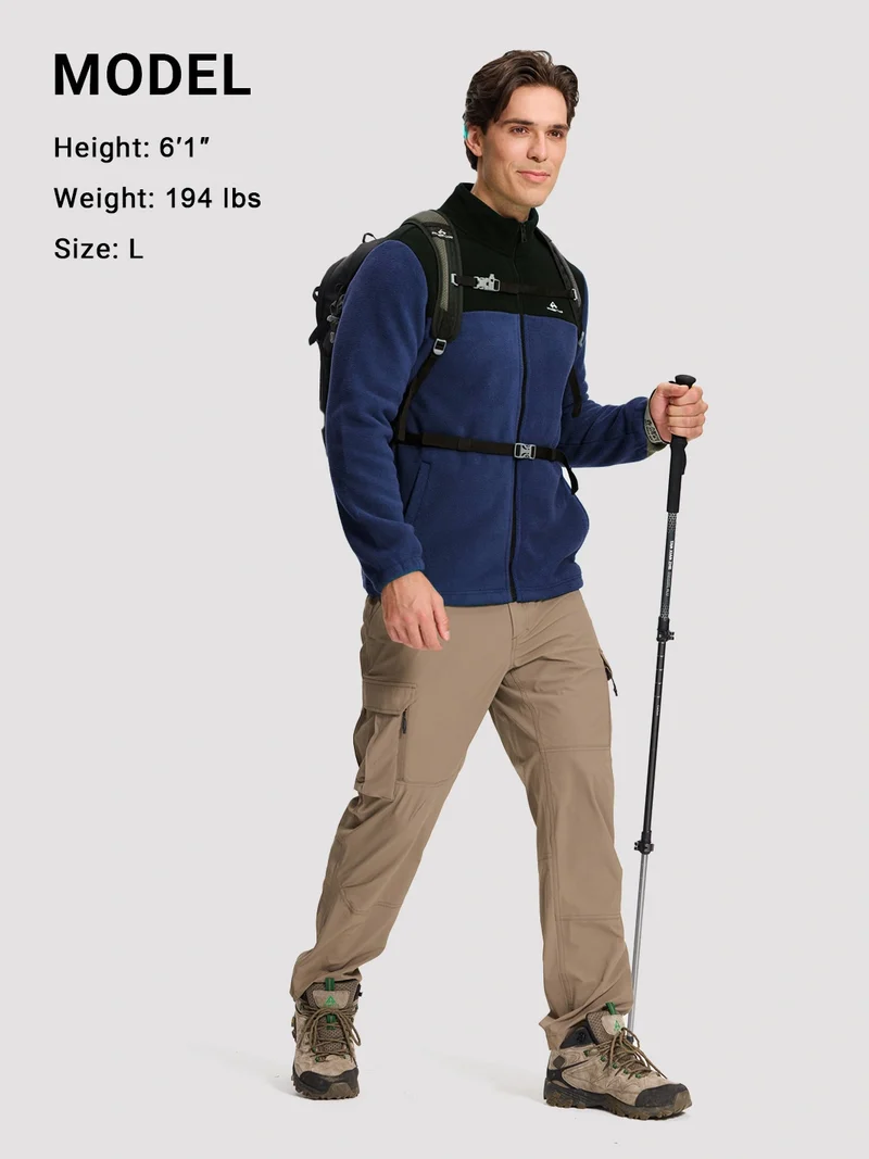 Men's Double-Layer Full-Zip Fleece Jacket