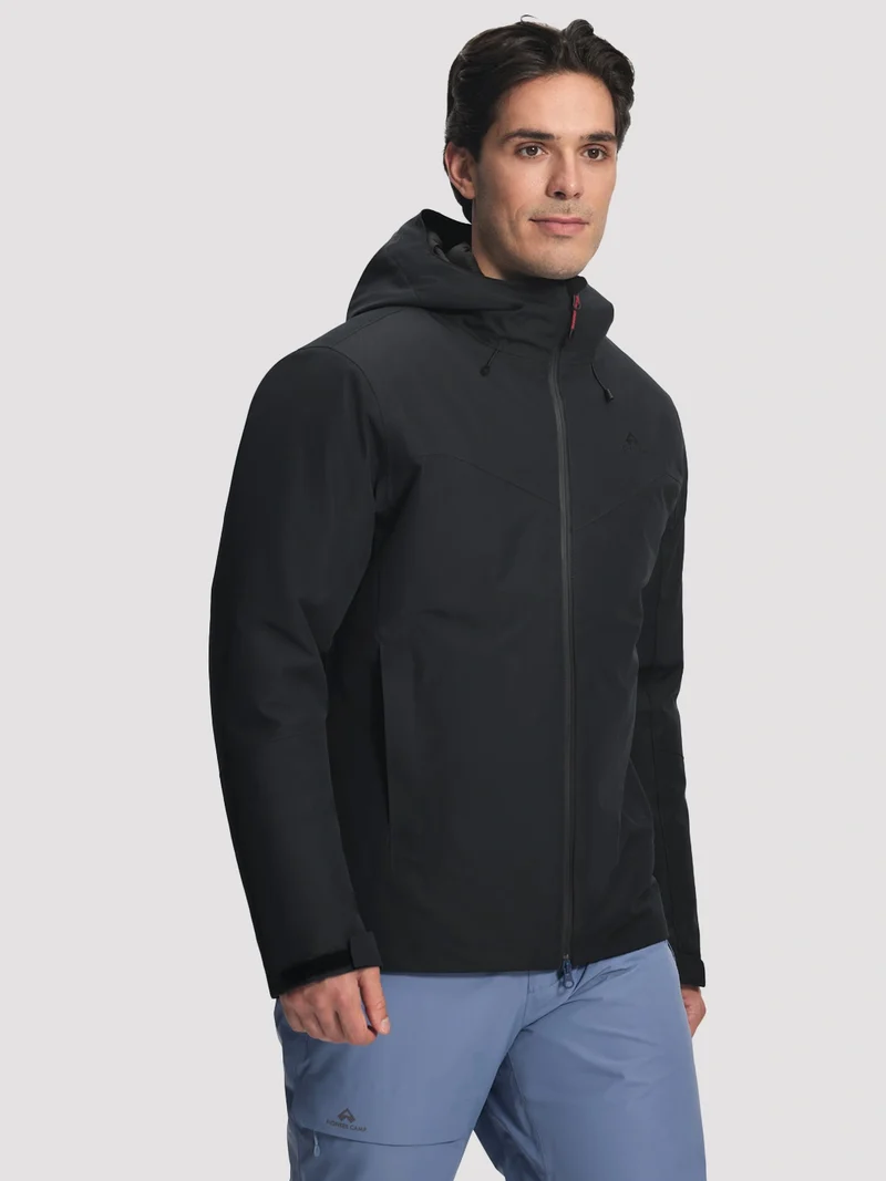 Men's 3-in-1 Waterproof Ski Jacket with Puffer Liner