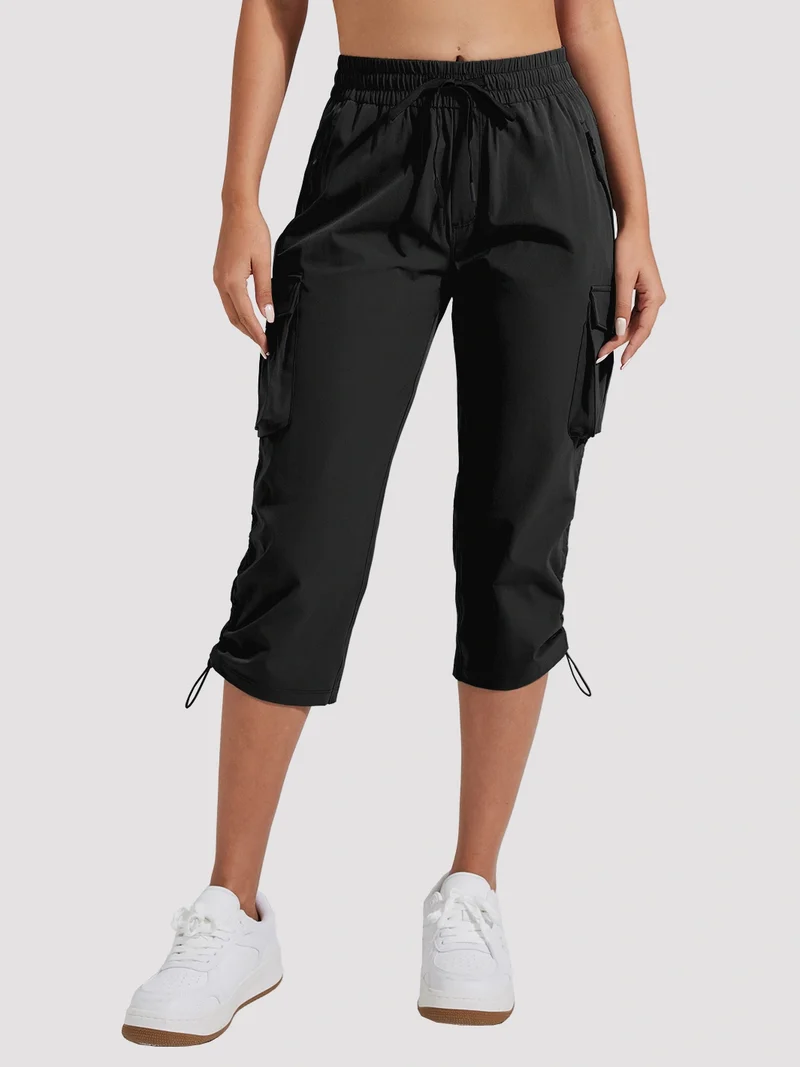 Women's Lightweight Quick-Dry Cargo Capri Pants