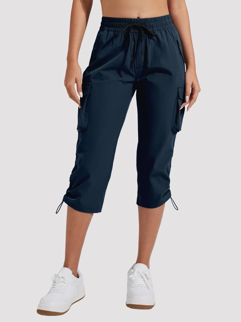 Women's Lightweight Quick-Dry Cargo Capri Pants