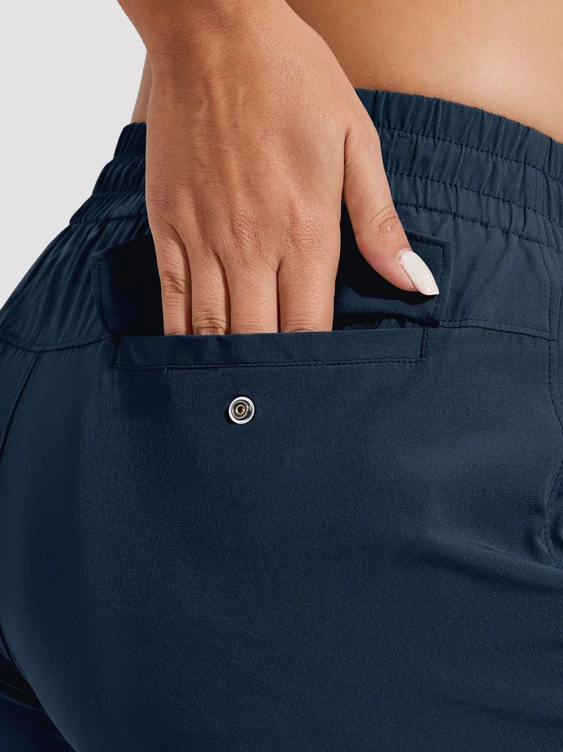 Women's Lightweight Quick-Dry Cargo Capri Pants