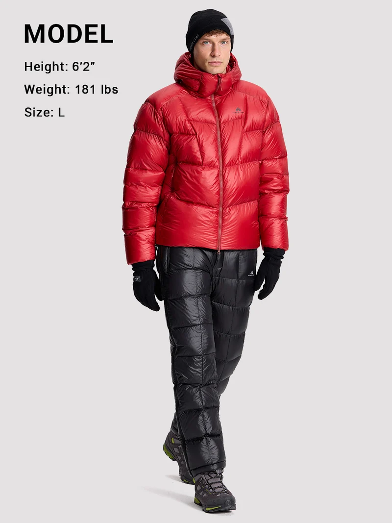 Men's 750-Fill Down Insulated Ski Pants with Graphene