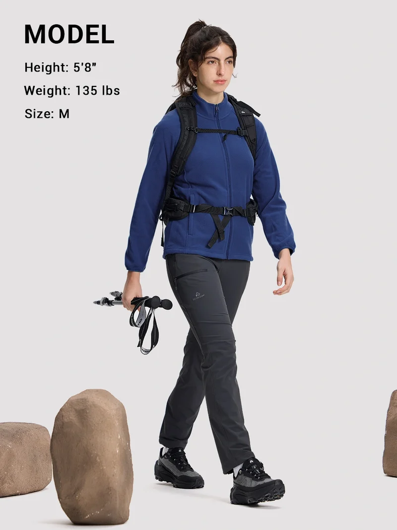Women's Anti-Static Fleece Full-Zip Jacket