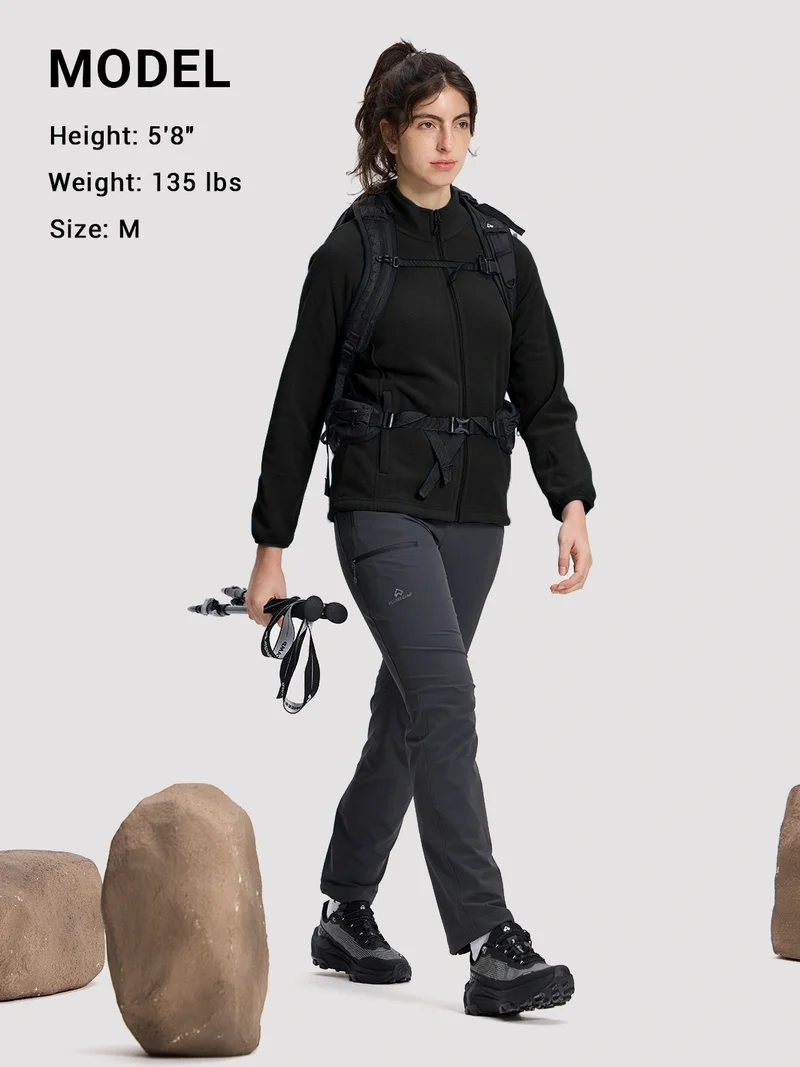 Women's Anti-Static Fleece Full-Zip Jacket