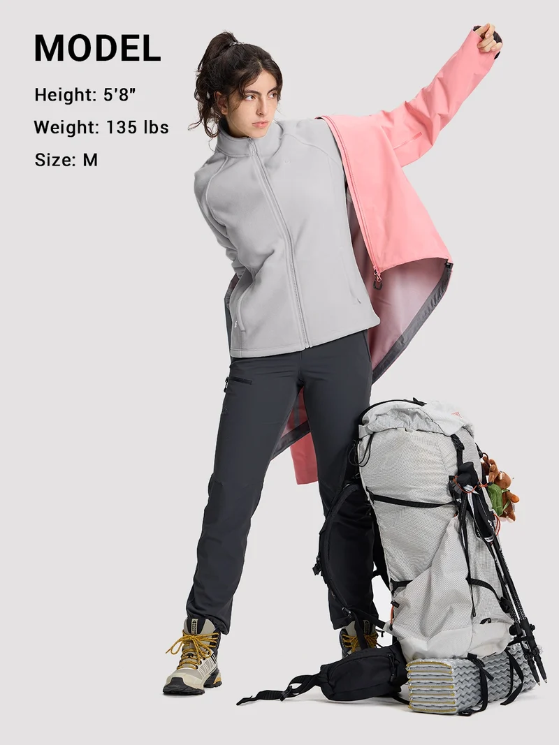 Women's Anti-Static Fleece Full-Zip Jacket