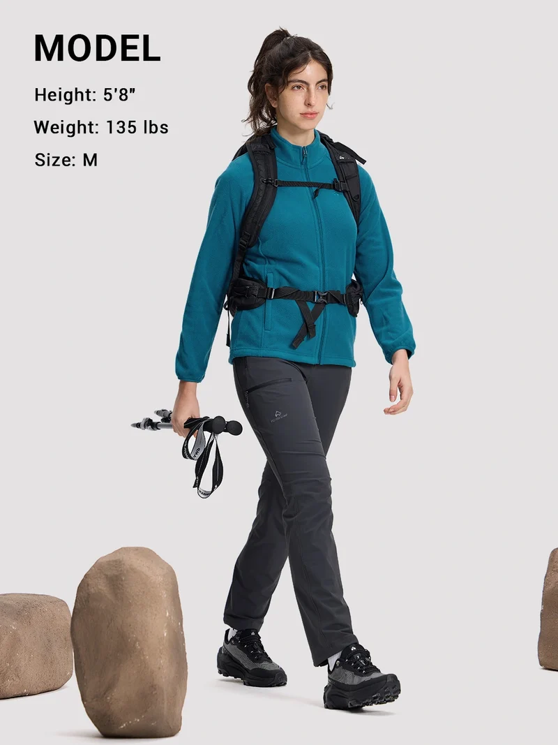 Women's Anti-Static Fleece Full-Zip Jacket