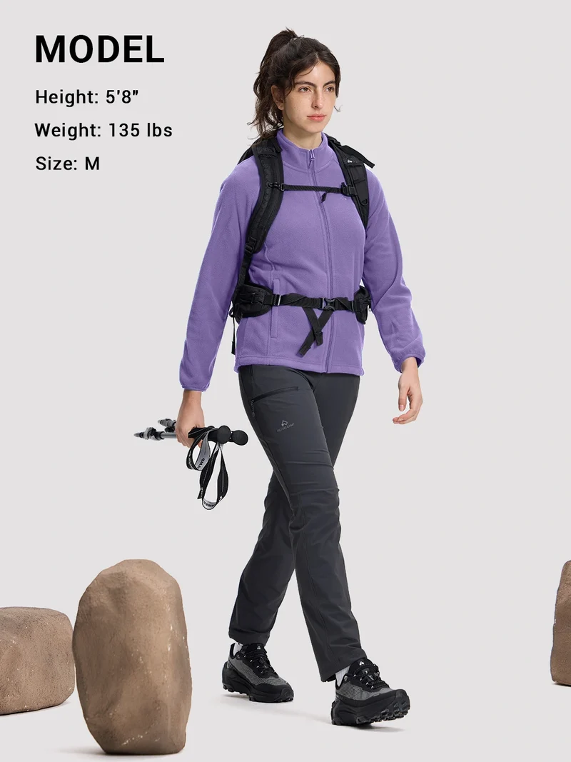 Women's Anti-Static Fleece Full-Zip Jacket