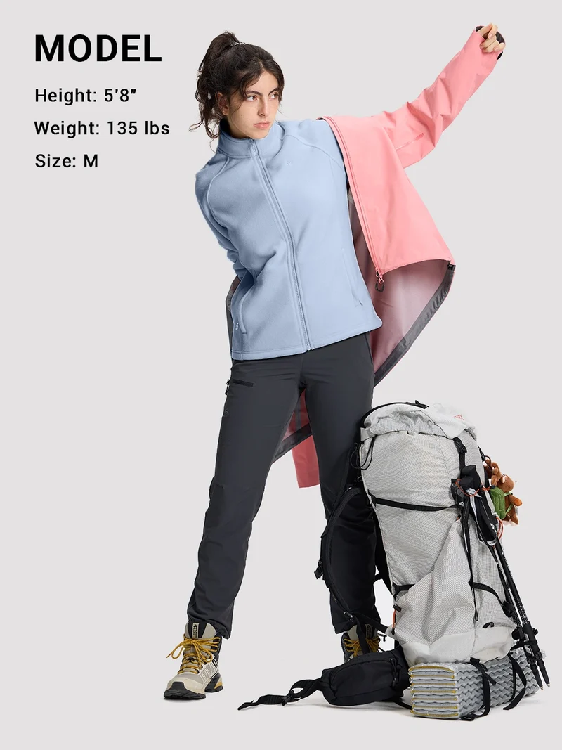 Women's Anti-Static Fleece Full-Zip Jacket