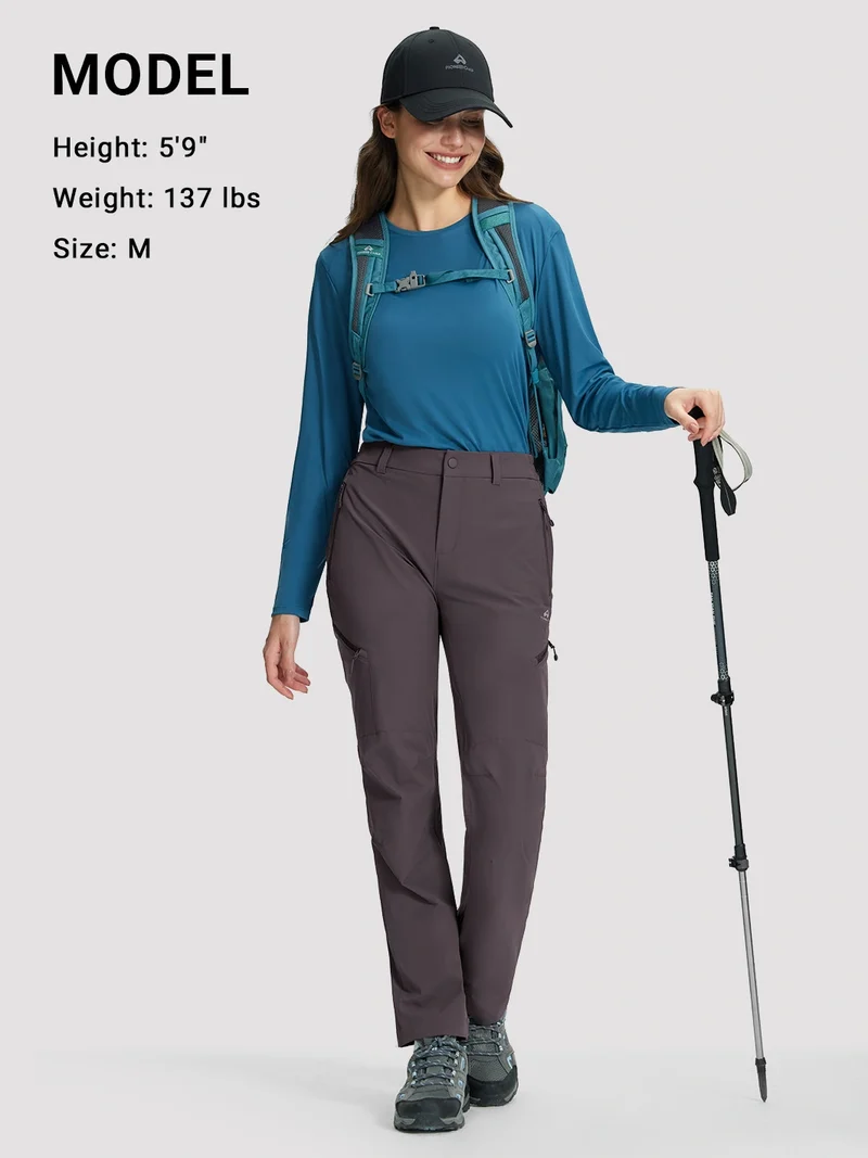 Women's All-Terrain Durable High-Rise Trekking Pants