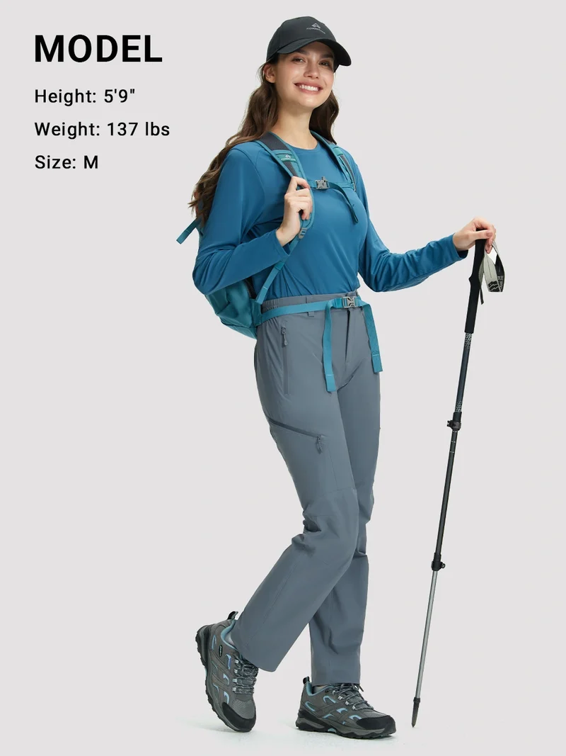 Women's All-Terrain Durable High-Rise Trekking Pants