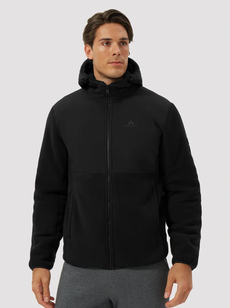 Men's Anti-Pilling Sherpa-Lined Full-Zip Fleece Jacket