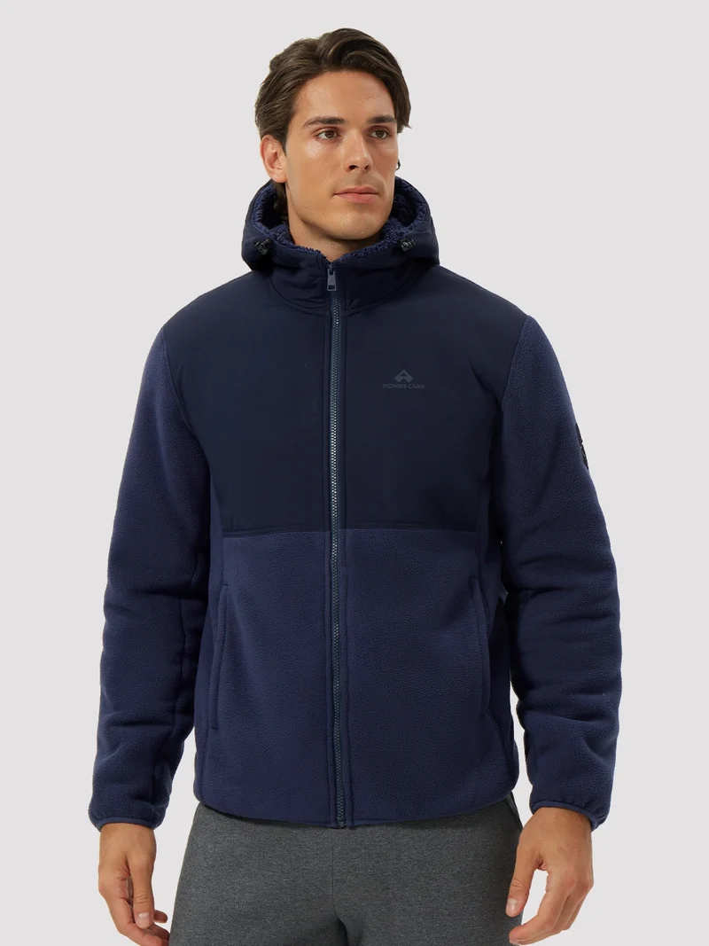 Men's Anti-Pilling Sherpa-Lined Full-Zip Fleece Jacket