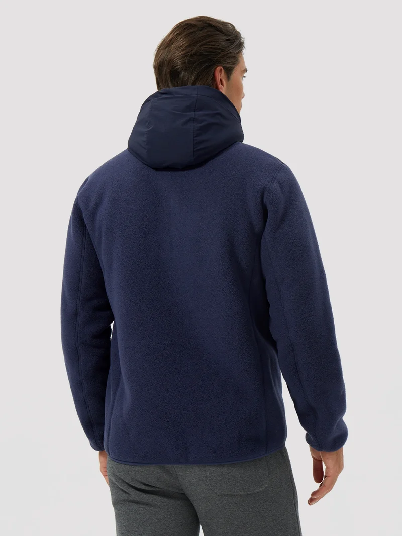 Men's Anti-Pilling Sherpa-Lined Full-Zip Fleece Jacket