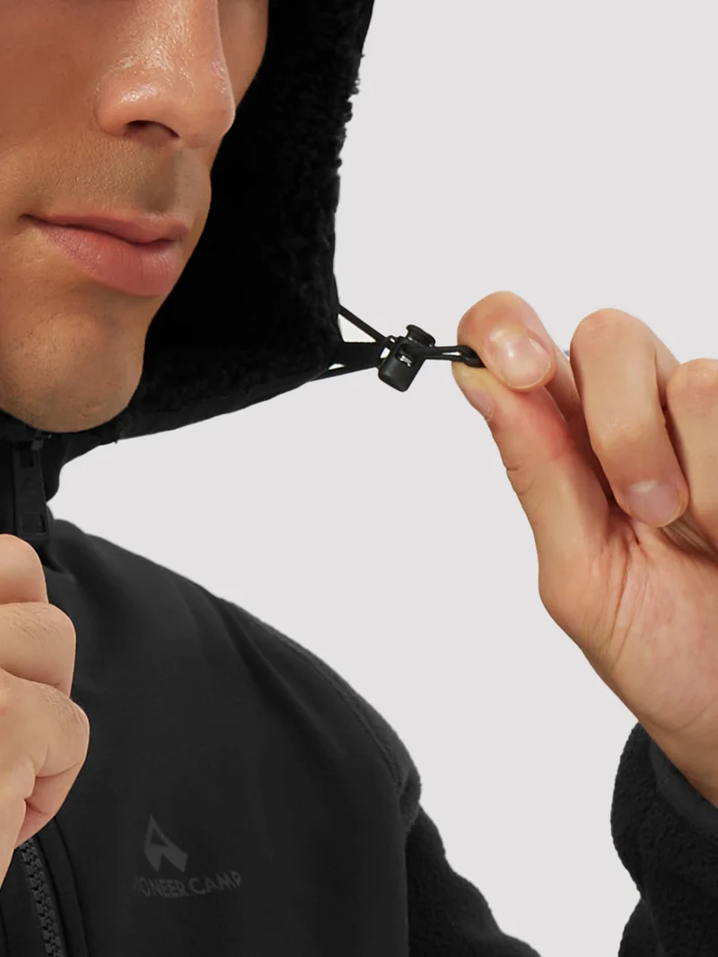 Men's Anti-Pilling Sherpa-Lined Full-Zip Fleece Jacket