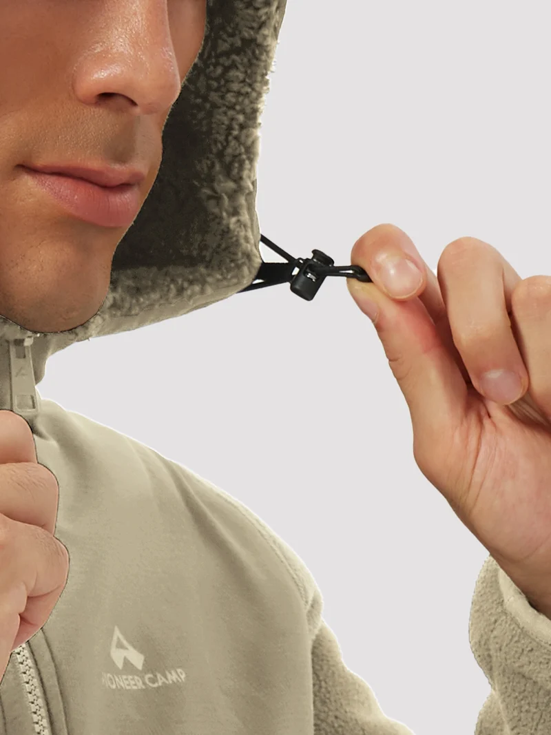 Men's Anti-Pilling Sherpa-Lined Full-Zip Fleece Jacket