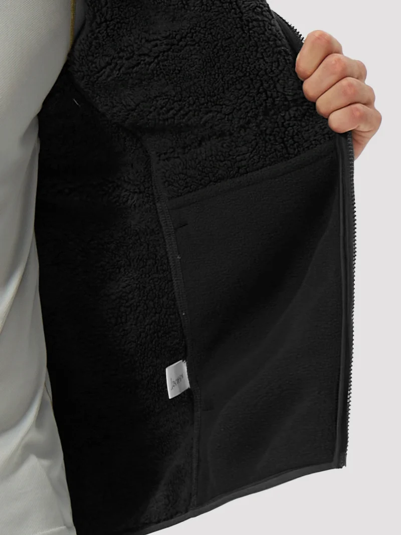 Men's Anti-Pilling Sherpa-Lined Full-Zip Fleece Jacket