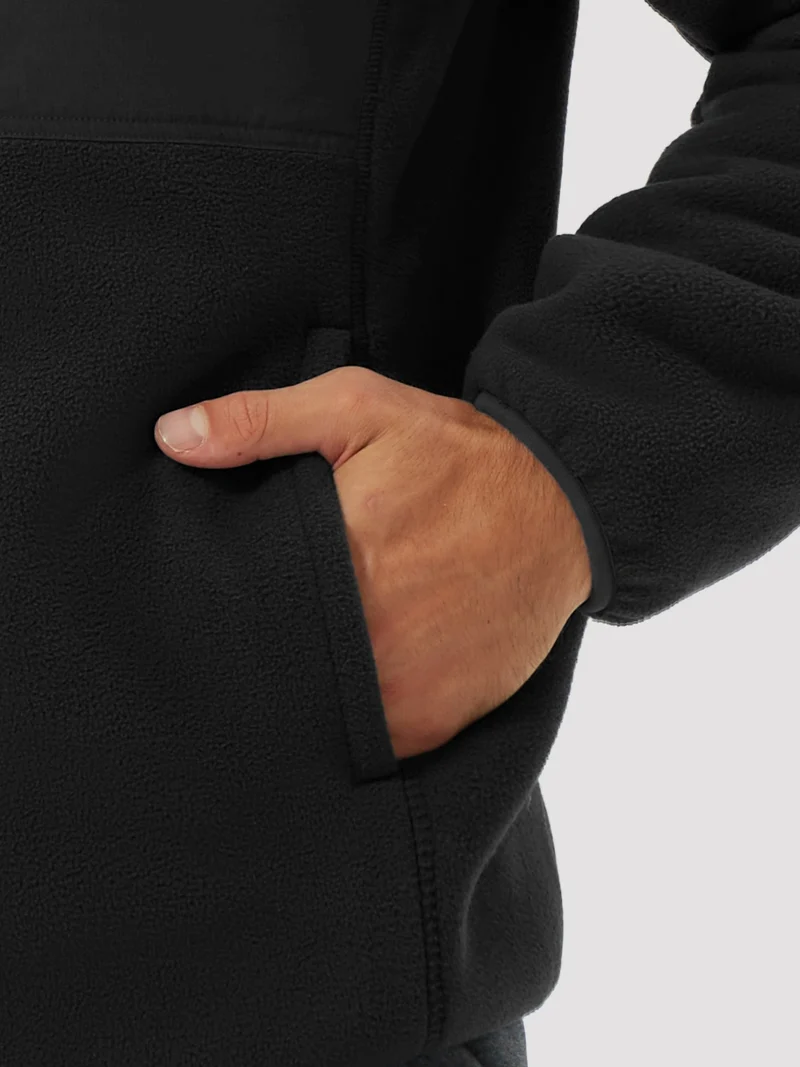 Men's Anti-Pilling Sherpa-Lined Full-Zip Fleece Jacket