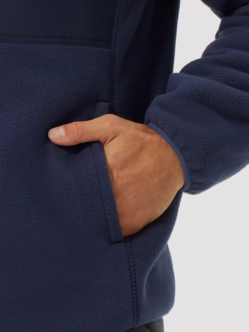 Men's Anti-Pilling Sherpa-Lined Full-Zip Fleece Jacket